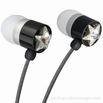 MP3 Earbuds, 20Hz - 20kHz Available Frequency, 10mW Maximum Input Power